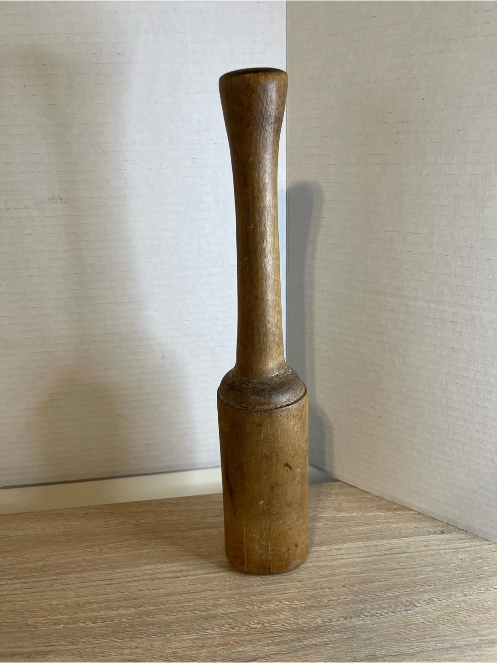 Wooden Kitchen Pestle - Natural Brown